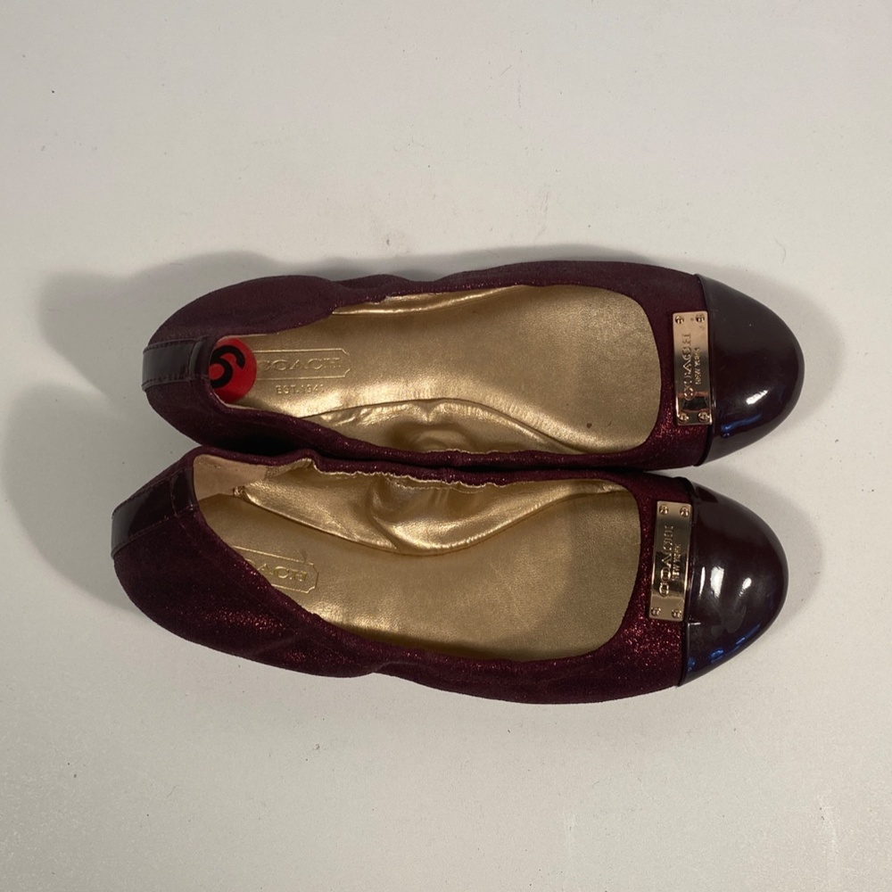 Coach Darsi Ballet Flats Women Size 6 B - Picture 6 of 9